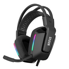 Marvo H8619, sluchtka s mikrofonem, drtovern, podsvcen, 3.5 mm jack + rozdvojka, DOPRODEJ