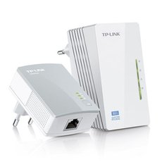 TP-LINK powerline (LAN pes 230V) TL-WPA4220 KIT 2.4GHz, extender, 600Mbps, Wifi Clone