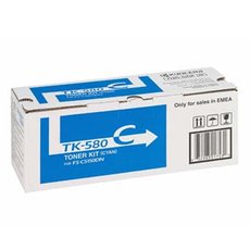 Kyocera originln toner TK580C, 1T02KTCNL0, cyan, 2800str.