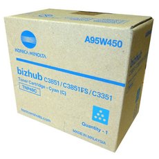 Konica Minolta originln toner A95W450, TNP-49C, cyan, 12000str.