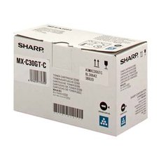 Sharp originln toner MX-C30GTC, cyan, 6000str.