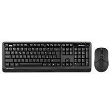 A4Tech FG1012, Sada klávesnice s bezdrátovou optickou myší, AA, CZ, klasická, 2.4 (Ghz), bezdrátová,