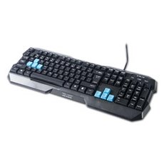E-blue Polygon, klvesnice US, hern, odoln proti polit typ drtov (USB), ern, DOPRODEJ