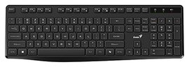 Genius KB-7200 COPILOT, klvesnice CZ/SK, 2.4 (Ghz), bezdrtov, ern