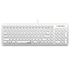 Genius Slimstar Q200, klvesnice CZ/SK, klasick, tich typ drtov (USB), bl, ne