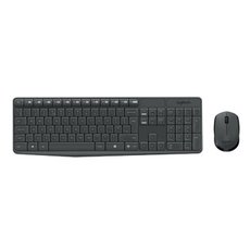 Logitech MK235, Sada klvesnice s bezdrtovou optickou my, AAA, US, klasick, 2.4 (Ghz), bezdrtov