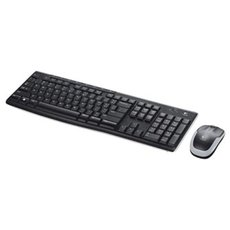 Logitech MK270, sada klvesnice s bezdrtovou laserovou my, AAA, CZ/SK, multimediln, 2.4 (GHz),