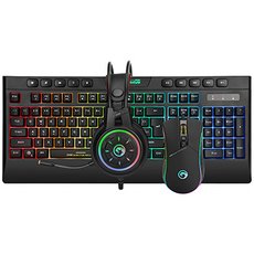 Marvo CM305, RGB sada klvesnice s hern my a sluchtky, CZ/SK, hern, membrnov typ drtov (USB