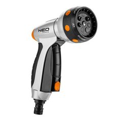 NEO TOOLS pistolov rozpraova 7 funkc, CLICK ON/OFF, oranovo-ern, 15-706