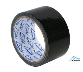Lepící páska textilní 50mm x 10m tlaková černá LUMA