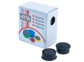 Magnety ARTA prmr 16mm, ern, 10ks/bal.