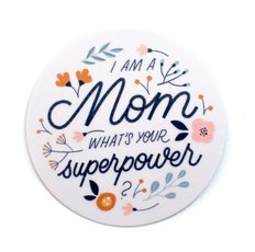 Samolepka Printintin &#039;I&#039;m a mom&#039; - prmr 6cm