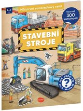 Kniha Mj prvn samolepkov seit  STAVEBN STROJE       K-RA-0101
