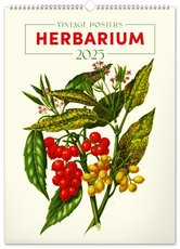 Kalend nstnn Vintage plakty  herb 2025, 33  46 cm, PGN-34310