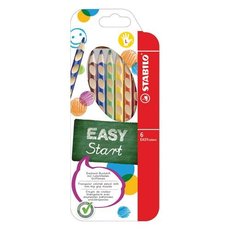 Pastelky trojhrann STABILO EASYcolors pro levky 6 ks     0331 6