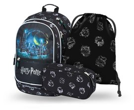 BAAGL 3 SET Core Harry Potter Bradavice: batoh, penl, sek