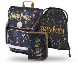 BAAGL 3 SET Ergo Harry Potter Pobertv plnek: aktovka, penl, sek