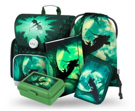 BAAGL 5 SET Ergo Drak: aktovka, penl, sek, desky, box
