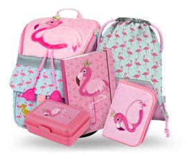 BAAGL 5 SET Zippy Plamek: aktovka, penl, sek, desky, box