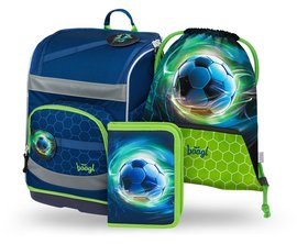 BAAGL SET 3 Zippy plus Fotbalov m: aktovka, penl, sek