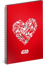 Spirlov blok Star Wars  Red, nelinkovan, A5