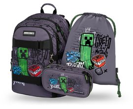 BAAGL SET 3 Skate Minecraft TNT: Batoh, Etue, Sek