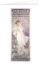 Blahopn Alfons Mucha  La Dame aux Camlias