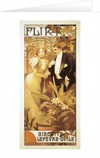 Blahopn Alfons Mucha  Flirt