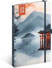 NOTIQUE Planbook di/notes Japonsko 2026, 13 x 21 cm