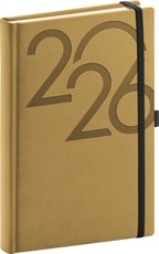 NOTIQUE Denn di Ajax 2026, zlat, 15 x 21 cm