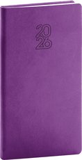 NOTIQUE Kapesn di Aprint 2026, fialov, 9 x 15,5 cm