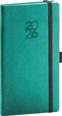 NOTIQUE Kapesn di Aprint Top 2026, tyrkysov, 9 x 15,5 cm
