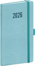 NOTIQUE Kapesn di Rivoli 2026, svtle modr, 9 x 15,5 cm