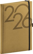 NOTIQUE Tdenn di Ajax 2026, zlat, 15 x 21 cm