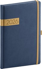 NOTIQUE Tdenn di Twill 2026, modro-zlat, 15 x 21 cm