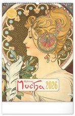 NOTIQUE Nstnn kalend Alfons Mucha 2026, 33 x 46 cm