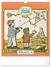 NOTIQUE Nstnn kalend Josef Lada  kadla 2026, 30 x 34 cm