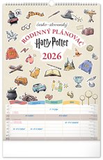 NOTIQUE Nstnn kalend Rodinn plnovac Harry Potter 2026, 33 x 46 cm
