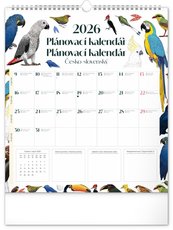 NOTIQUE Nstnn plnovac kalend Animalium 2026, 30 x 34 cm