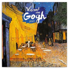 Poznámkový kalendář Vincent van Gogh 2023, 30 × 30 cm