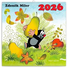 NOTIQUE Poznmkov kalend Krteek 2026, 30 x 30 cm