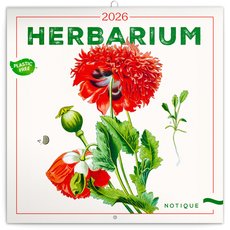 NOTIQUE Poznmkov kalend Herb 2026, 30 x 30 cm