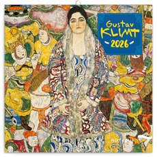 NOTIQUE Poznmkov kalend Gustav Klimt 2026, 30 x 30 cm
