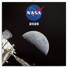 NOTIQUE Poznmkov kalend NASA 2026, 30 x 30 cm