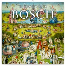 NOTIQUE Poznmkov kalend Hieronymus Bosch 2026, 30 x 30 cm
