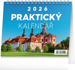 NOTIQUE Stoln kalend Praktick kalend s citty 2026, 16,5 x 13 cm