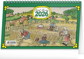 NOTIQUE Stoln kalend Josef Lada 2026, 23,1 x 14,5 cm