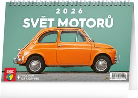NOTIQUE Stoln kalend Svt motor 2026, 23,1 x 14,5 cm