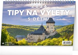 NOTIQUE Stoln kalend Tipy na vlety s dtmi 2026, 23,1 x 14,5 cm