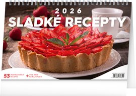 NOTIQUE Stoln kalend Sladk recepty 2026, 23,1 x 14,5 cm